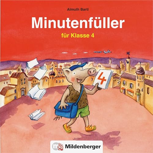 Minutenfüller Klasse 4: Abreißblock in Umschlag, für Freiarbeit, Vertretungsstunden und zu Hause: 96 Aufgabenblätter mit Lösungen