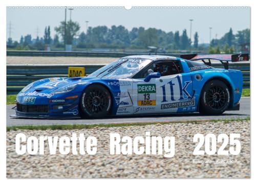 Corvette Racing 2025 (Wandkalender 2025 DIN A2 quer), CALVENDO Monatskalender von CALVENDO