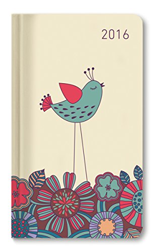 Ladytimer Slim Bird 2016 - Taschenplaner / Taschenkalender (9 x 16) - Weekly - 128 Seiten: Taschenkalender, 1 Woche 2 Seiten von Alpha Edition