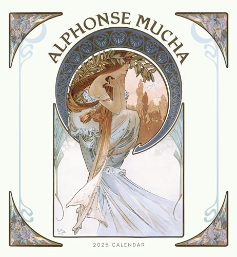 Alphonse Mucha 2025 Wall Calendar Alphonse Mucha 2025 Wall Calendar von Pomegranate