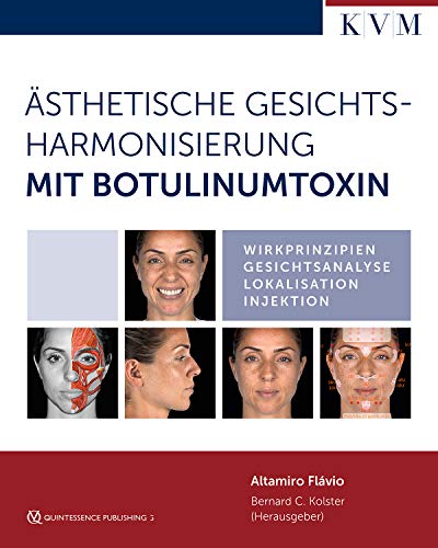Ästhetische Gesichtsharmonisierung mit Botulinumtoxin: Wirkprinzipien - Gesichtsanalyse - Lokalisation - Injektion von KVM-Der Medizinverlag