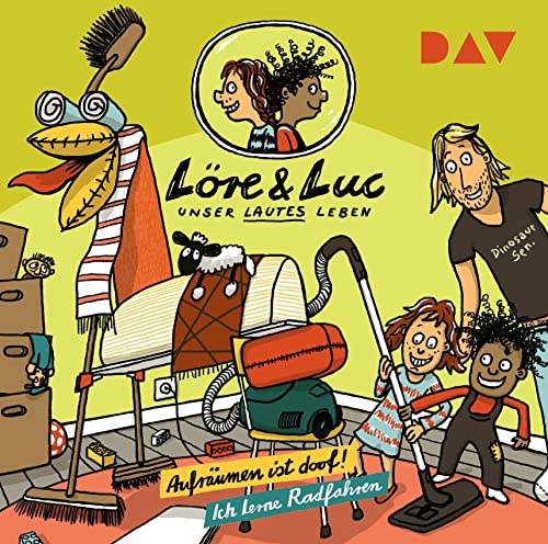 Löre & Luc – Unser lautes Leben (9). Folge 17: Aufräumen ist doof! / Folge 18: Ich lerne Radfahren: Hörspiele mit Ilja Richter u.v.a. (1 CD)