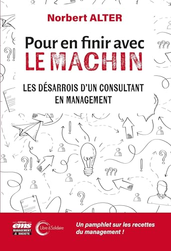 Pour en finir avec le Machin: Les désarrois d'un consultant en management