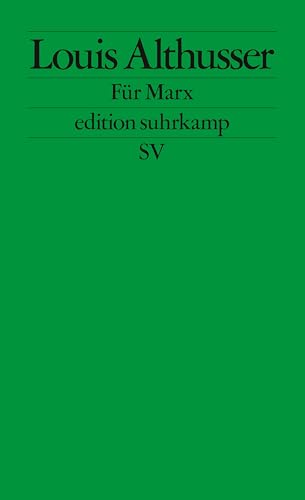 Für Marx (edition suhrkamp)