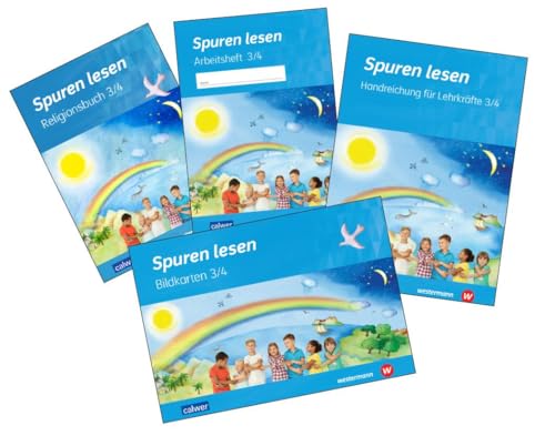 Kombi-Paket Spuren lesen 3/4 - Ausgabe 2023 für die Grundschule: Schulbuch, Arbeitsheft, Handreichung und Bildkarten 3/4 (Spuren lesen - Ausgabe 2023 für die Grundschule) von Calwer