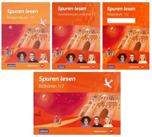 Kombi-Paket: Spuren lesen 1/2 - Ausgabe 2023 für die Grundschule: Schulbuch, Arbeitsheft, Handreichung und Bildkarten 1/2 (Spuren lesen - Ausgabe 2023 für die Grundschule)