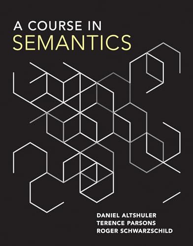 A Course in Semantics (Mit Press) von MIT Press