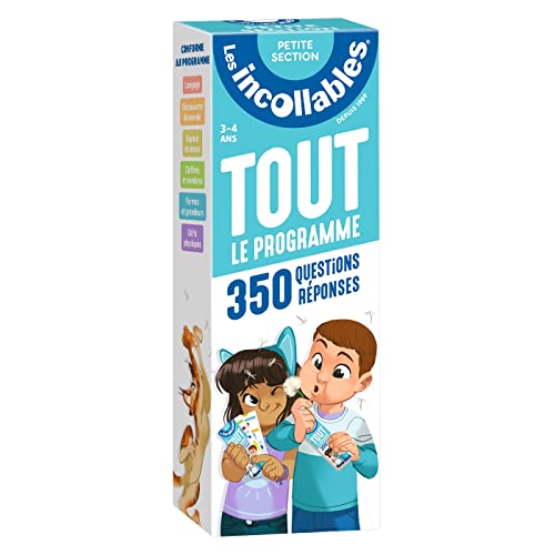 Les incollables - Tout le programme de la petite section - 3/4 ans: 350 questions réponses pour réviser en 2 éventails von PLAY BAC
