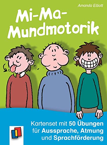 Mi-Ma-Mundmotorik: Kartenset mit 50 Übungen für Aussprache, Atmung und Sprachförderung