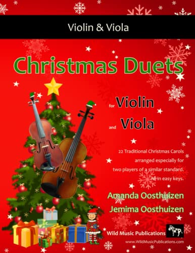 Christmas Duets for Violin and Viola: 22 Traditional Christmas Carols arranged especially for two equal players. All in easy keys. Christmas Duets for Violin and Viola: 22 Traditional Christmas Carols arranged especially for two equal players. All in easy keys. von CreateSpace Independent Publishing Platform