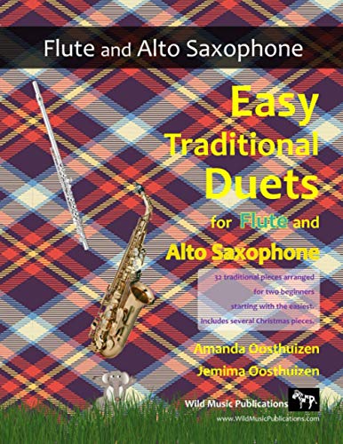 Easy Traditional Duets for Flute and Alto Saxophone: 32 traditional melodies from around the world arranged especially for beginner flute and alto saxophone players. All are in easy keys. Easy Traditional Duets for Flute and Alto Saxophone: 32 traditional melodies from around the world arranged especially for beginner flute and alto saxophone players. All are in easy keys.