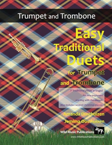 Easy Traditional Duets for Trumpet and Trombone: 32 traditional melodies from around the world arranged especially for beginner trumpet and trombone players. All are in easy keys. Easy Traditional Duets for Trumpet and Trombone: 32 traditional melodies from around the world arranged especially for beginner trumpet and trombone players. All are in easy keys.