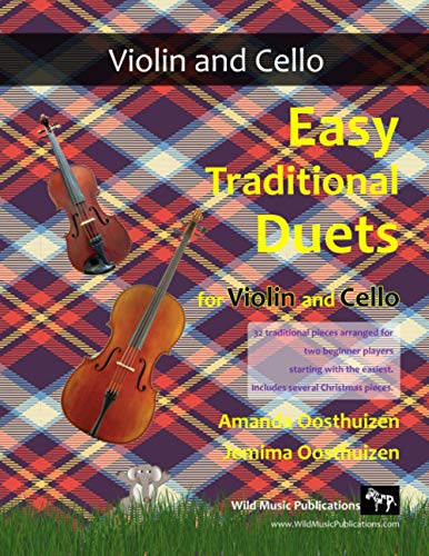 Easy Traditional Duets for Violin and Cello: 32 traditional melodies from around the world arranged especially for beginner violin and cello players. ... in easy keys, and playable in first position. Easy Traditional Duets for Violin and Cello: 32 traditional melodies from around the world arranged especially for beginner violin and cello players. ... in easy keys, and playable in first position.