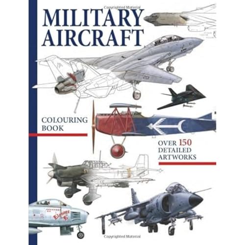 Military Aircraft Colouring Book