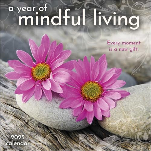 A Year of Mindful Living 2025 Wall Calendar: Every Moment Is a New Gift von Amber Lotus Publishing
