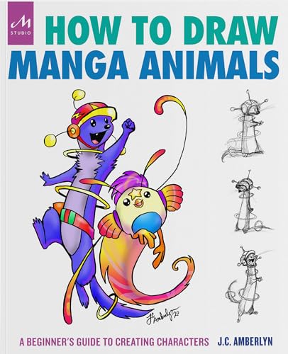 How to Draw Manga Animals: A Beginner's Guide to Creating Characters von Monacelli Studio