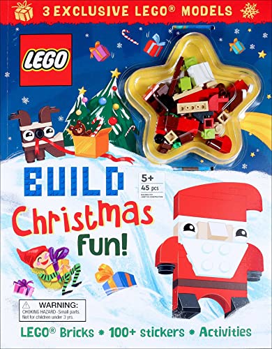 Lego Iconic: Build Christmas Fun! (Activity Book With Minifigure)