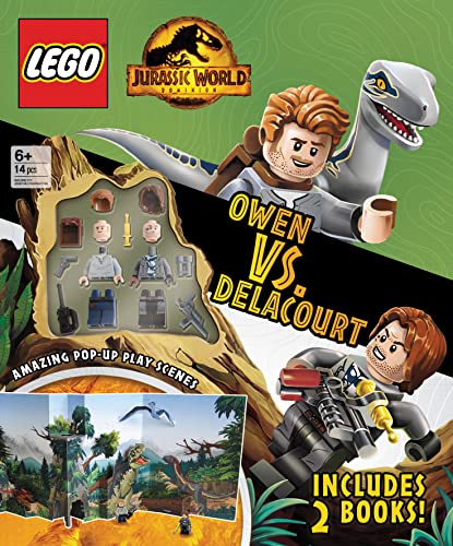 Lego Jurassic World Dominion Activity Landscape Box: Owen Vs Delacourt