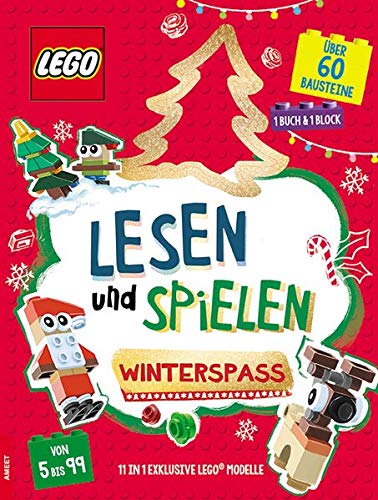 Lego® – Lesen und Spielen - Winterspaß: Über 60 Bausteine, Buch & Block von AMEET Verlag
