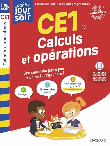 Calculs et opérations CE1 - Cahier Jour Soir: Conçu et recommandé par les enseignants von MAGNARD