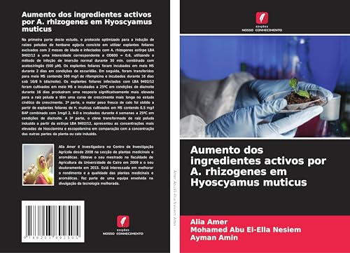 Aumento dos ingredientes activos por A. rhizogenes em Hyoscyamus muticus: DE von Edições Nosso Conhecimento