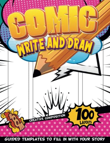 Activity Book With Comics Templates To Fill In: Plane Kids Activities to Get Busy Journaling Memories in A Blank Comic Book Template