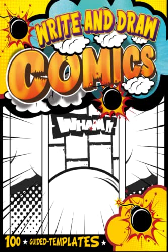 Comic Book Drawing: Comic Story Templates To Make Your Own Comic Book | Comics Small Journals For Kids