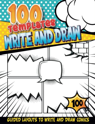 Diy Comic Book Kit: Sketch Book For Comic Fans For Teaching How To Draw Anime Characters