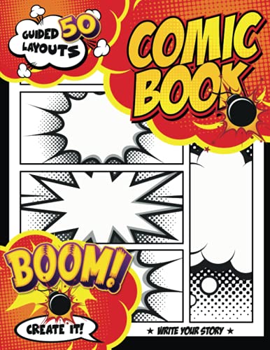 Screenwriting For Kids: Blank Comics to Create Your Own Comics for Teens Kids and Adults with 50 Gorgeous Templates