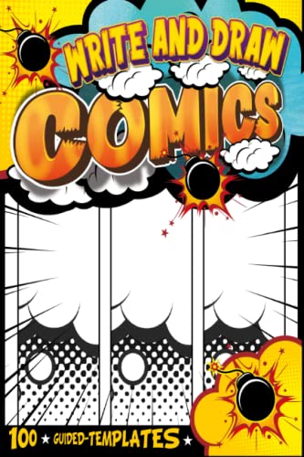 Sketch Book For Beginners: Templates For Creating Comic Strips With Caption Bubbles And Other Elements | Cartoon Small Journal Notebook