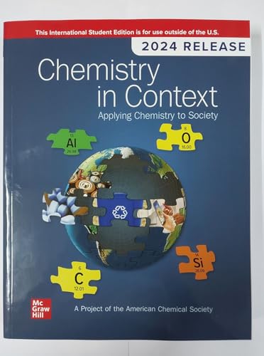 Chemistry in Context: 2024 Release ISE von McGraw-Hill Education