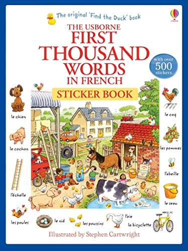 First Thousand Words in French Sticker Book: 1 (First Thousand Words Sticker Book)