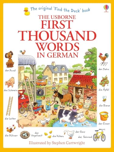 First Thousand Words in German: 1 von Usborne Publishing Ltd