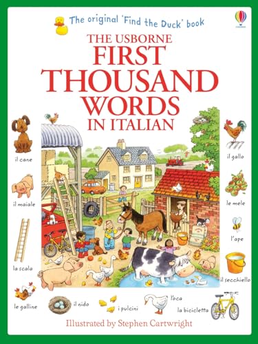 First Thousand Words in Italian von Usborne