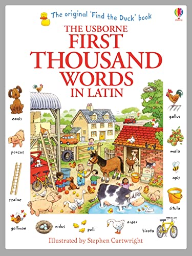 First Thousand Words in Latin von Usborne Publishing