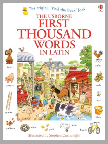 First Thousand Words in Latin von Usborne GB