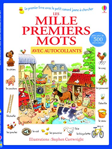 Les mille premiers mots avec autocollants Les mille premiers mots avec autocollants