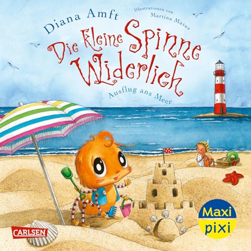Maxi Pixi 475: Die kleine Spinne Widerlich: Ausflug ans Meer (475) von Carlsen