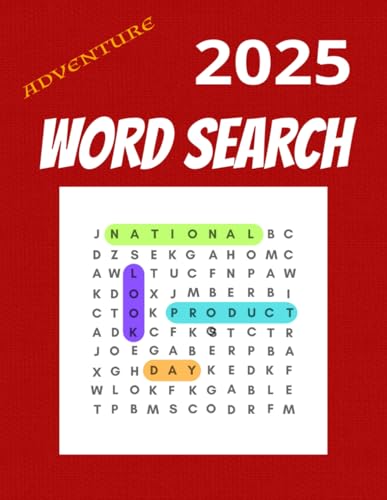 Large Print Word Search 2025 - 200 Word Search Puzzles For Kids and Teens von Independently published