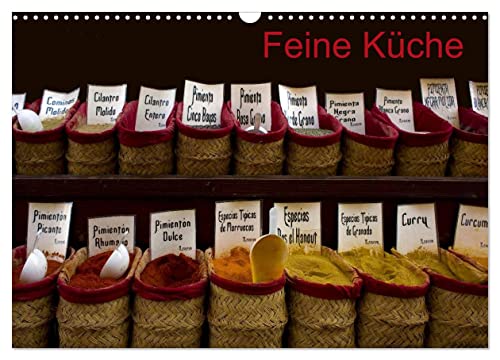 Feine Küche (Wandkalender 2025 DIN A3 quer), CALVENDO Monatskalender von CALVENDO