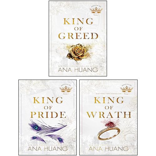 Kings of Sin Series 3 Books Collection Set By Ana Huang (King of Wrath, King of Pride, King of Greed)