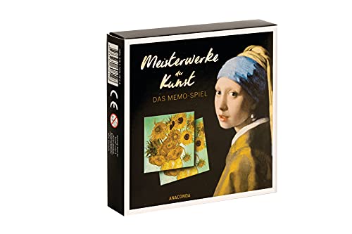 Anaconda Verlag Meisterwerke der Kunst - Das Memo-Spiel: Memo-Spiel mit 40 Spielkarten im Spielkarton