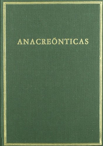 Anacreónticas (Alma Mater) von Consejo Superior de Investigaciones Cientificas
