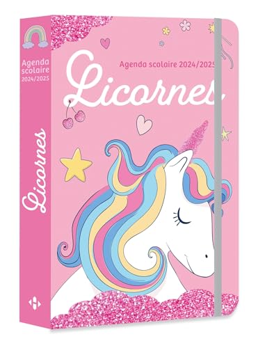 Agenda scolaire licornes 2024 - 2025