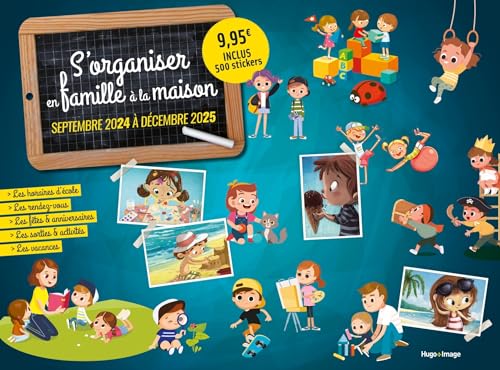 Calendrier s'organiser en famille 2024-2025