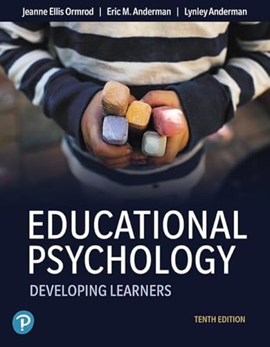 Educational Psychology: Developing Learners von Pearson