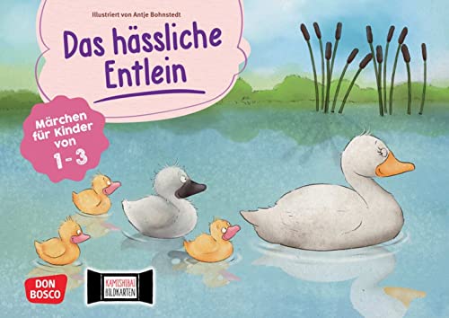 Das hässliche Entlein. Kamishibai Bildkartenset: Der Märchenklassiker in vereinfachter Sprache, perfekt für die Vorlesestunde in der Krippe (Märchen ... Erzähltheater mit Kindern unter drei Jahren) von Don Bosco