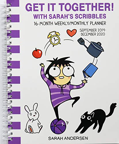 Get It Together! With Sarah's Scribbles Monthly/Weekly Planner 2019-2020 Calendar