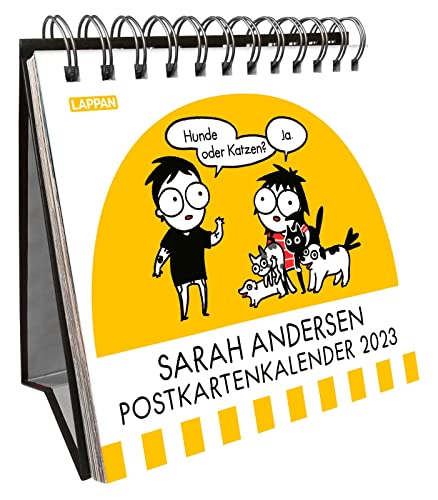 Sarah Andersen Postkartenkalender 2023: Wochenkalender mit 53 Postkarten zum Heraustrennen | Ideales Geschenk für Millennials