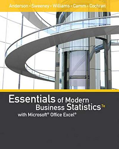 Essentials of Modern Business Statistics: With Microsoft Office Excel
